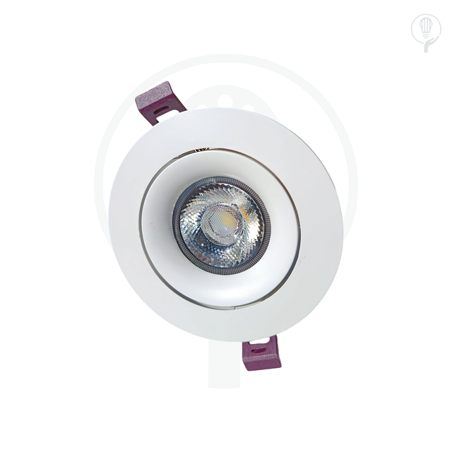 Foco Cob Led Embutido Dirigible 12w  3000k