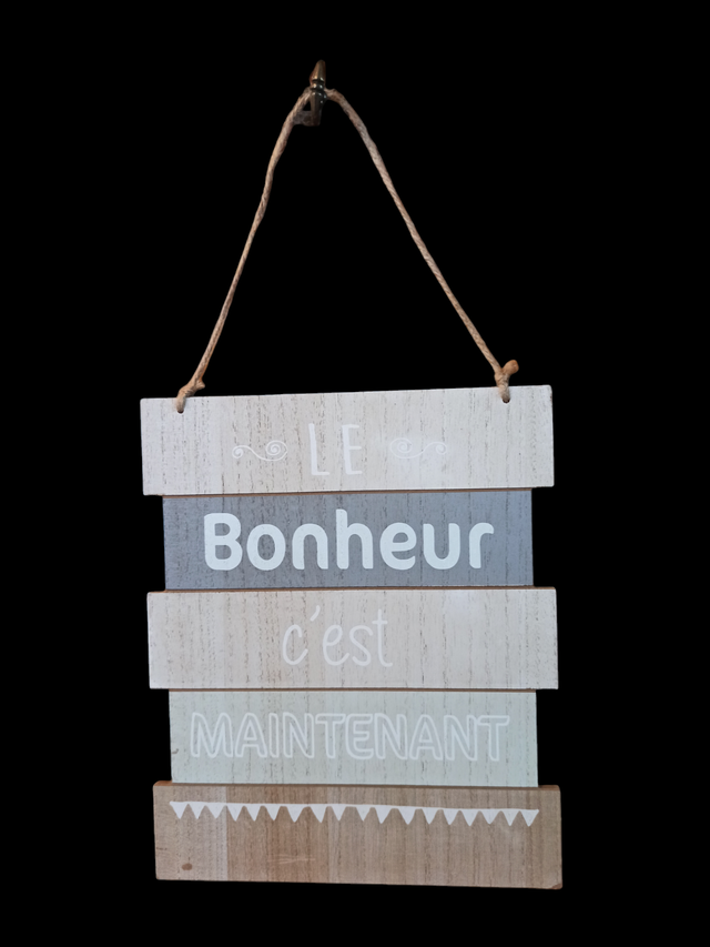 Décoration murale "Le bonheur..." 