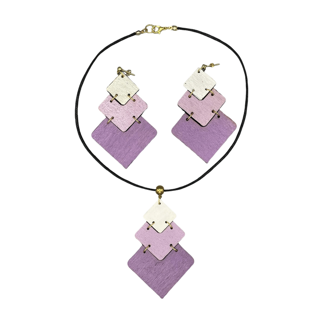 Parure ÉCAILLES Violet