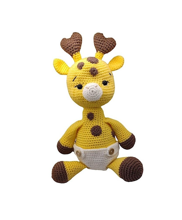 Girafe en couche-culotte