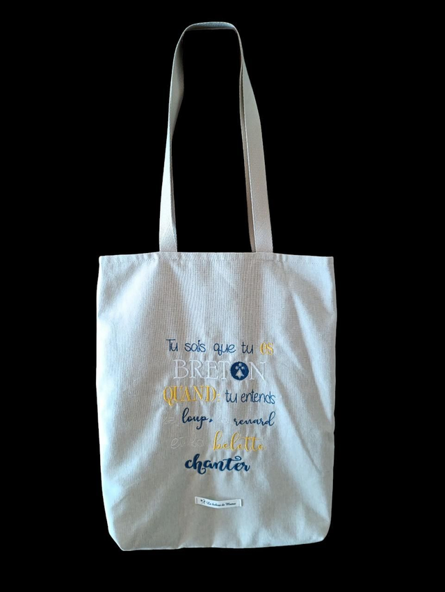 Tote bag "Le renard et la belette"