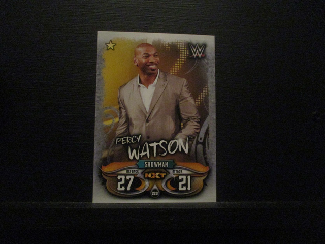 Percy Watson - NXT Slam Attax Live Original Trading Card #223