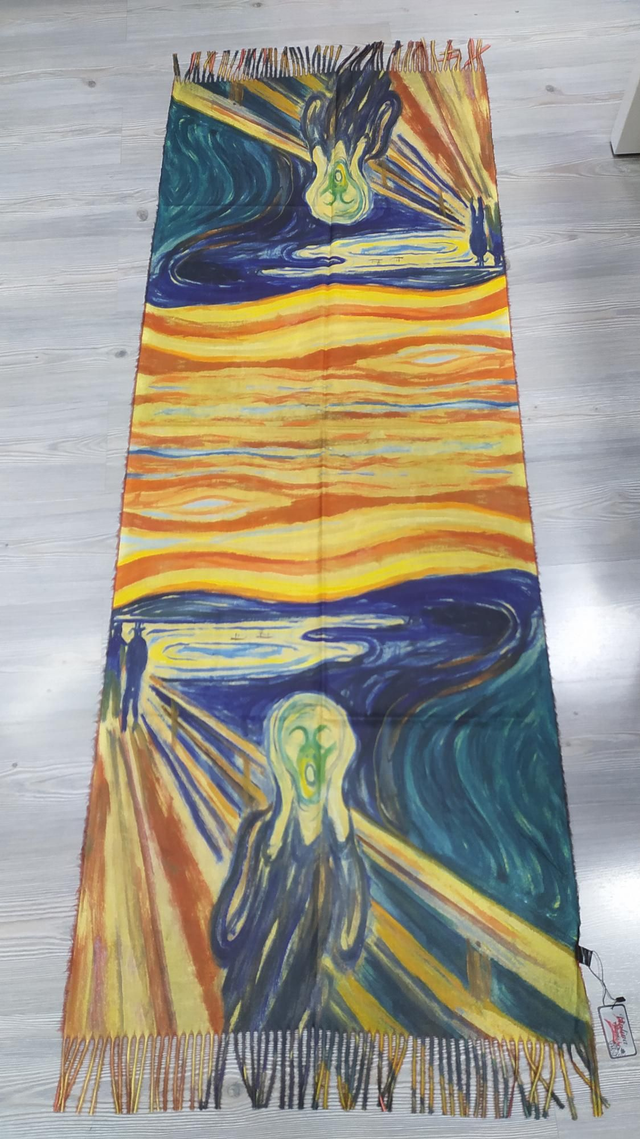 Stola L'urlo di Edvard Munch
