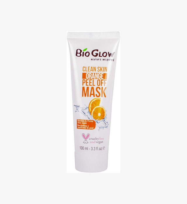  Bioglow Clean Skin Cucumber, Orange, Papaya Peel Off Face Mask 100ml Cleansing Masks clean skin products (Orange)