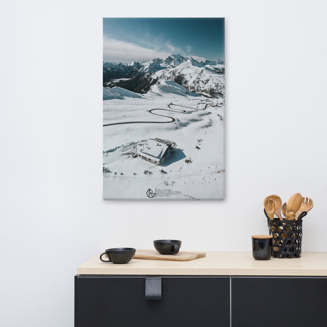 Chiaroscuro invernale - Canvas