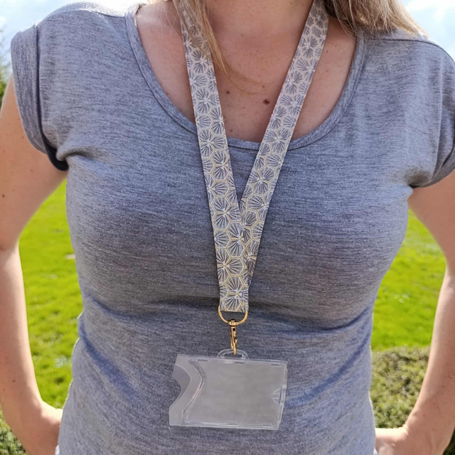 Lanière porte-badges / Tour de cou 