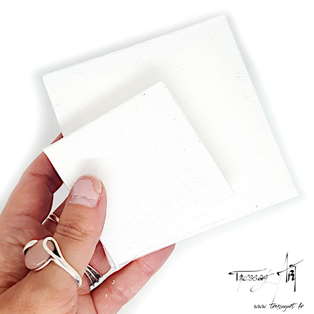 DALER ROWNEY - MINI CHASSIS TOILE BLANC - CA008