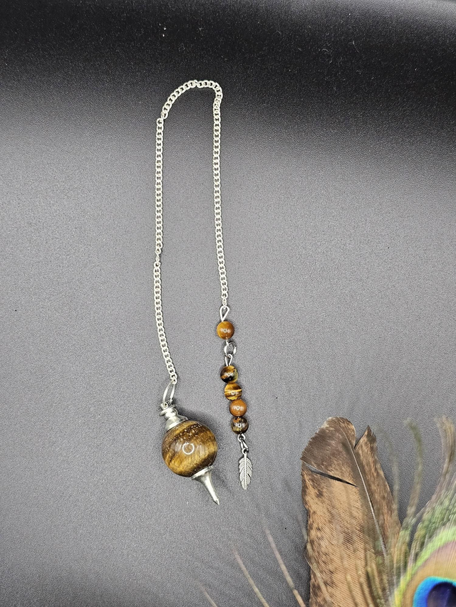 Pendule oeil du tigre Séphoroton