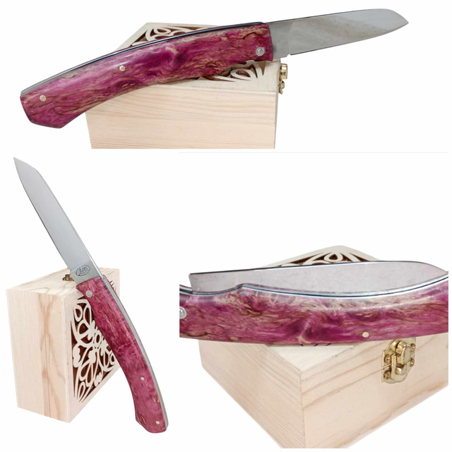 L&#039;Ambacien ®™ inox en Bouleau de carélie