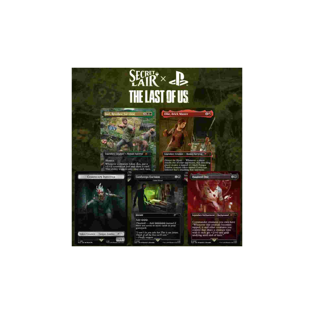 Playstation Secret Lair "The Last of Us I" NON FOIL - Magic the Gathering 
