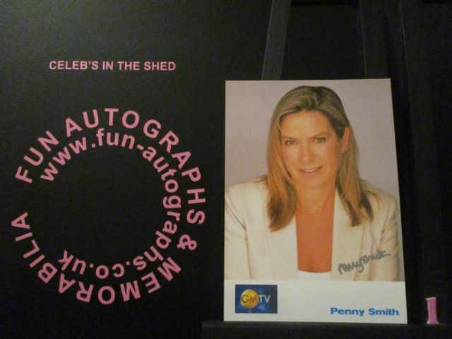 Penny Smith Authentic Autographed GMTV 6x4 Cast Card (1)
