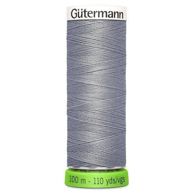 Gutermann Sew All Recycled rPET Thread 100m 701 - grey