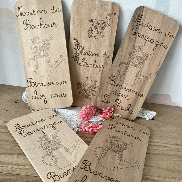 Planches personnalisées