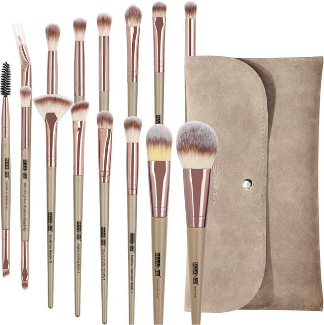 Set De 15 Pinceaux Yeux &amp; Teint