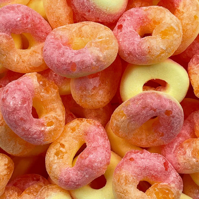 Freeze Dried Peach Rings