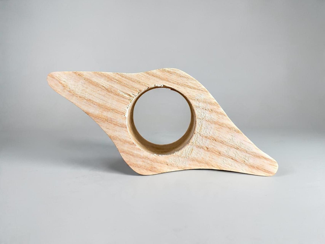 Bague de lecture ergonomique en bois massif – Confort et artisanat