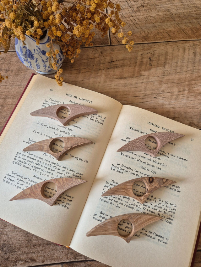 Bague de lecture en bois