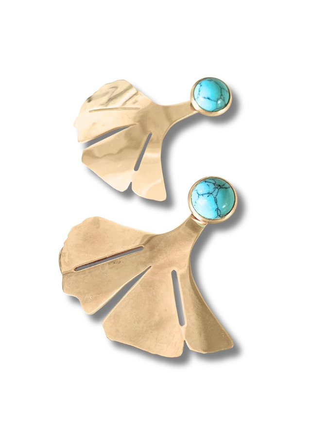 Orecchini "Foglia Gingko"