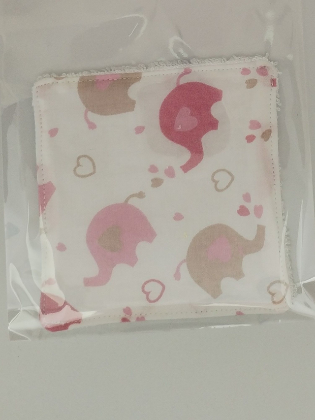 Lingette éléphants rose