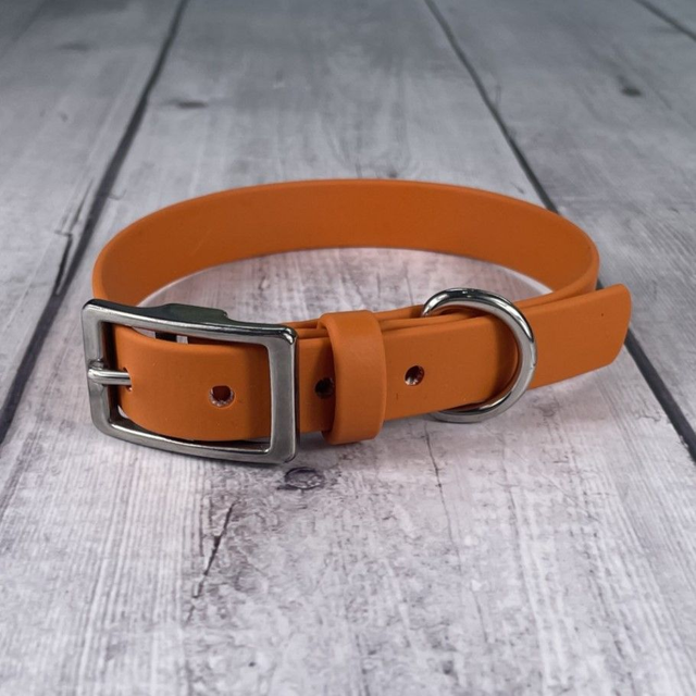 Burnt Orange Waterproof BioThane® Collar