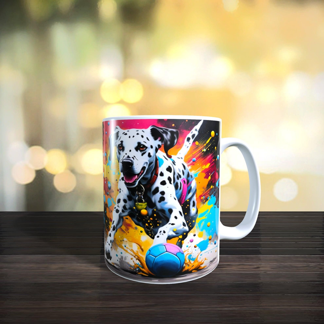 Mug chien dalmatien 
