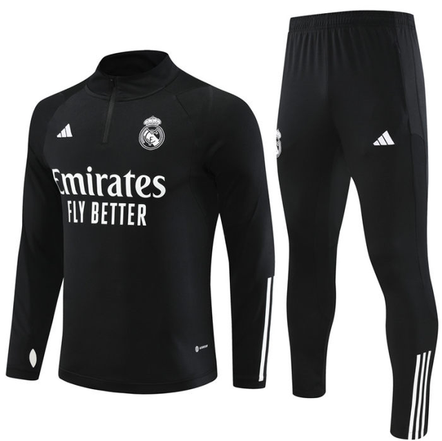 Adulte Real Madrid CF 2023-2024 Quick Dry Casual noir