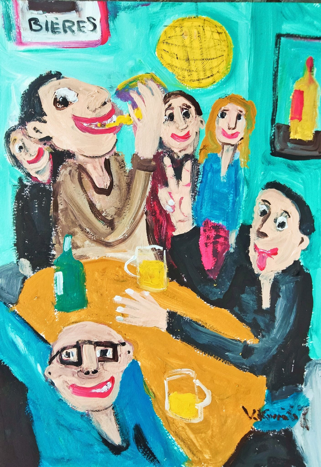 Irish pub - 23h43 (série "selfies ratés")