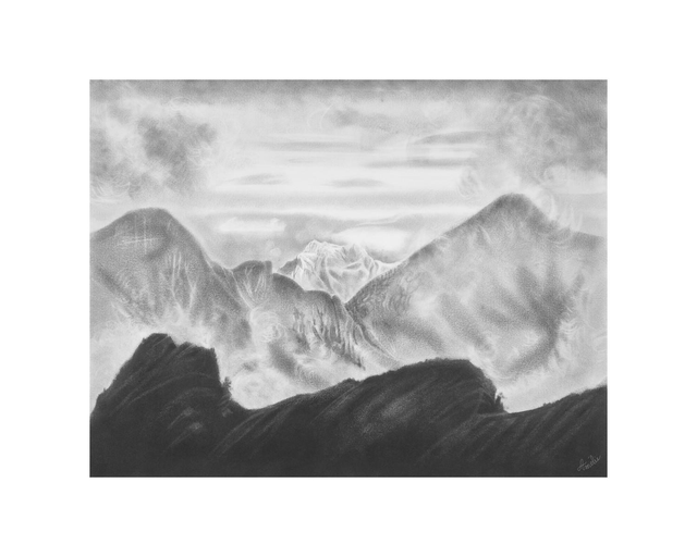 "Ondulations" - tirage 40 x 50 cm - cadre en option