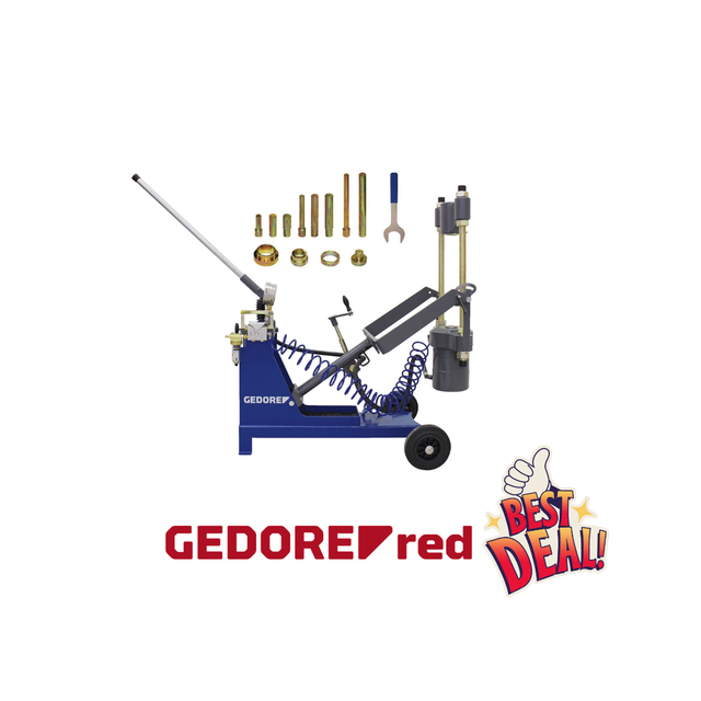 Gedore Achsschenkenbolzen Presskraft 65 t mit Hülsensatz