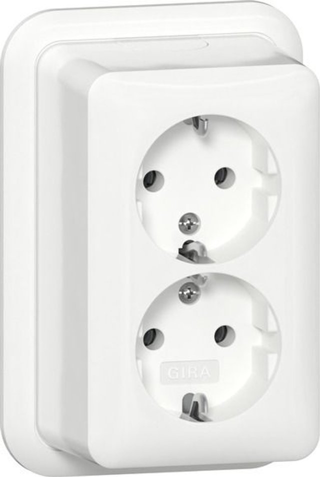 Gira Opbouw Wandcontactdoos (WCD schakelmat.) | 478011