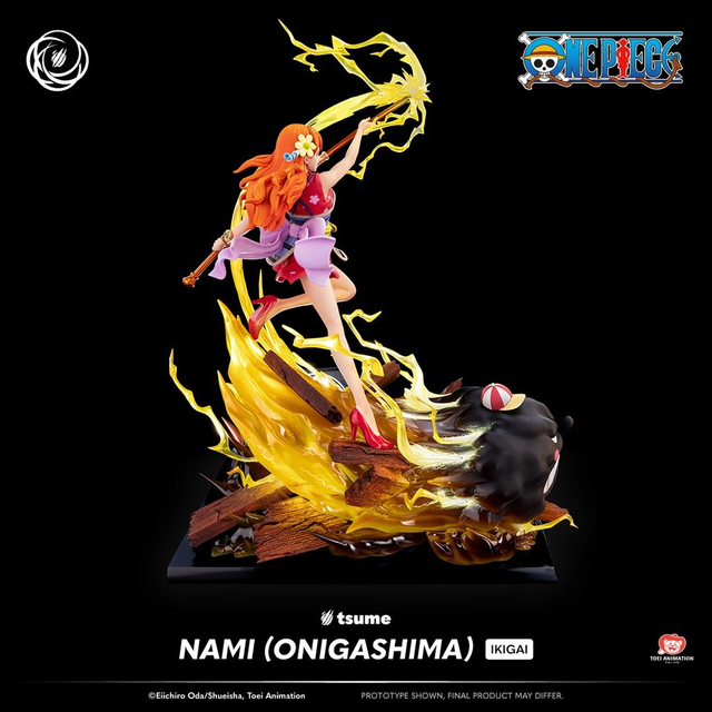 (Preordine data stimata consegna: Q2-Q3 2026!) Nami (Onigashima) - One Piece - Statua Ikigai Tsume Art 1/6 (47cm)⚡️🍊(Anche a rate! 👇)