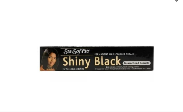 Sta-Sof-Fro Shiny Hair Dye Black Liq 25 ml