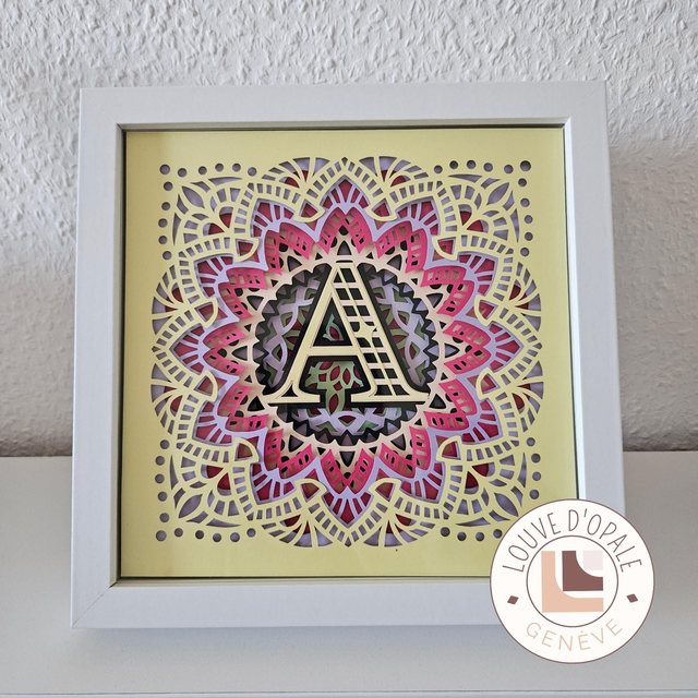 Cadre Initiale mandala