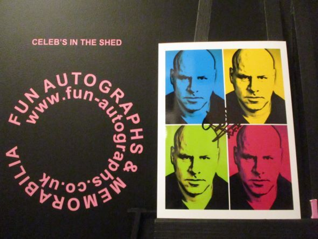 Chris Fosh Authentic Autographed 6x4.5 Pop Art Limited Edition (1)