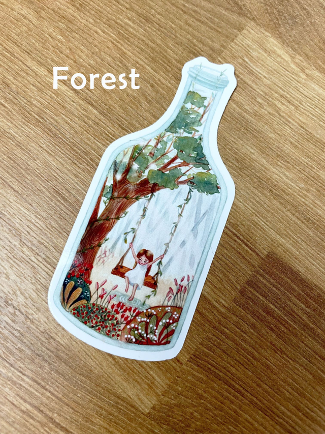 Life in a Bottle - Vinyl Stickers Packs