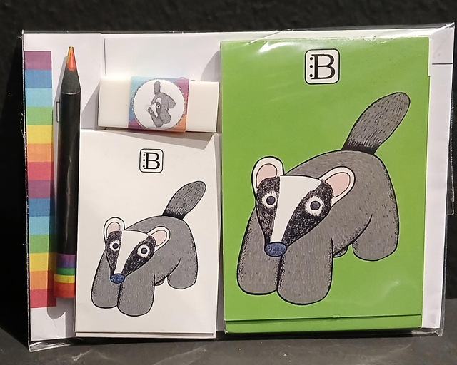 Leggi &amp; Colora - Kit Scrittura - Amici del Bosco - Tasso