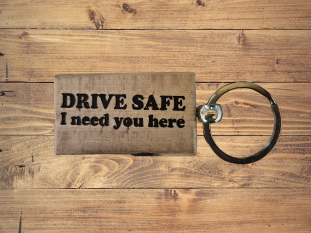 Porte clé en bois personnalisé