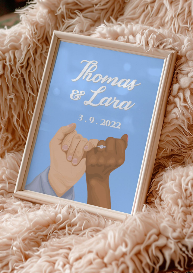 Personalised Engagement - A4 Print