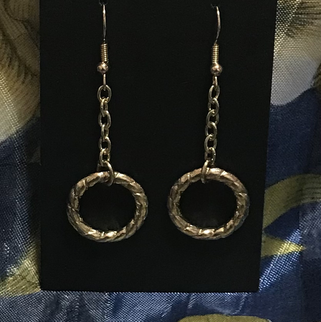 Gold Dangling Earrings- GCD61