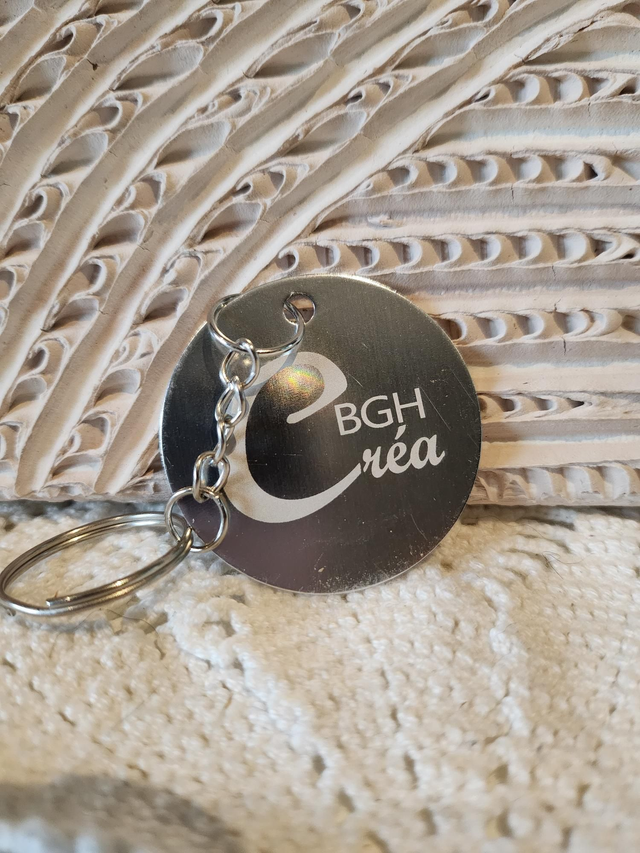 Porte-clé personnalisable alu