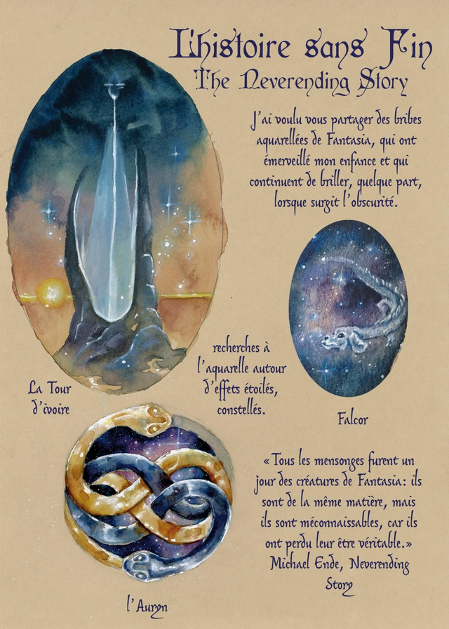 l'histoire sans fin affiche d'art