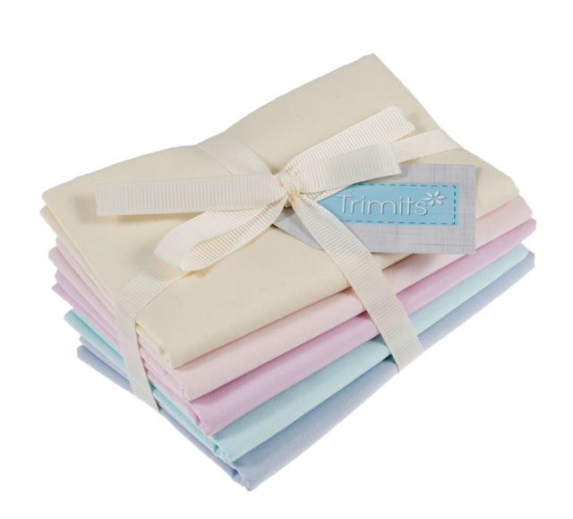 Fat Quarter Pack of 5 pieces - Pastel