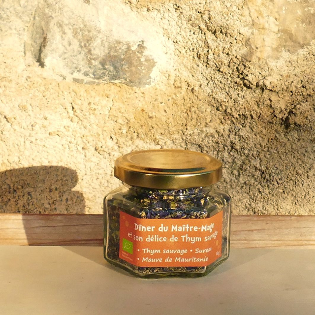 Dîner du Maître-Mage et son délice de Thym sauvage