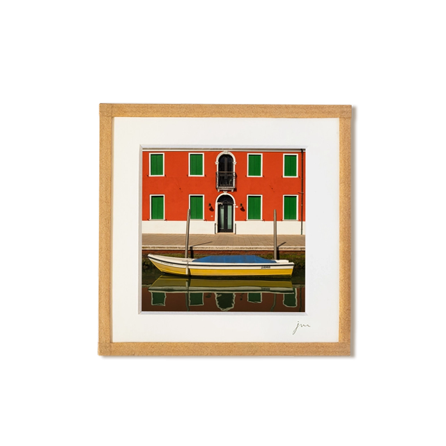 Burano #1 tirage photo encadré