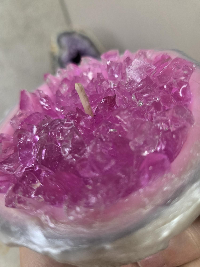 Illusion Géode Fleur de Coton Q.rose ( G.QR.051)