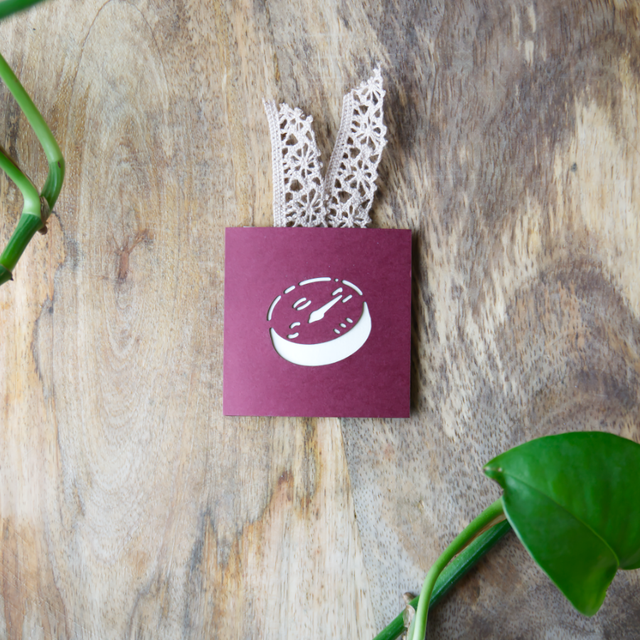 Mini-Carte Heroic Fantasy "Boussole" (5 x 5 cm)