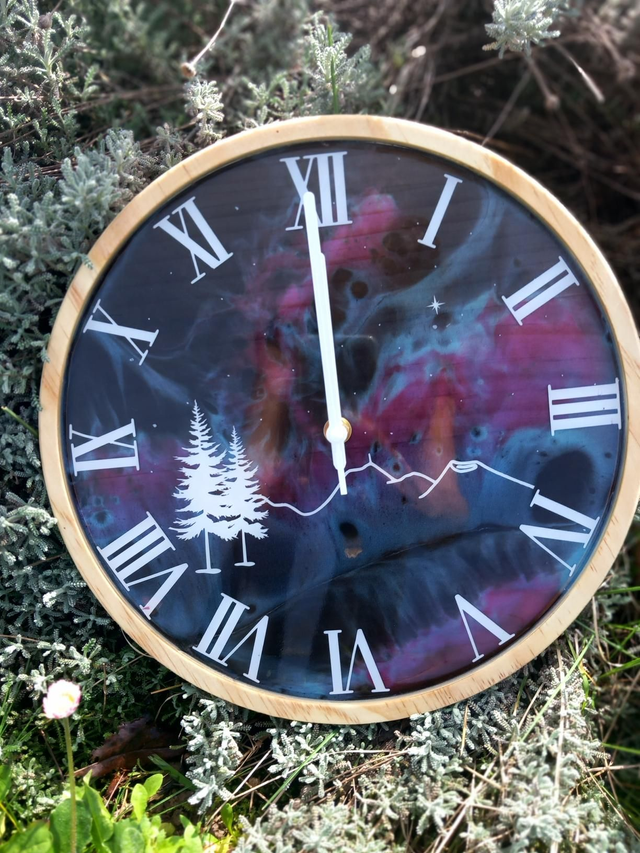 Horloge galaxie chaîne des puys