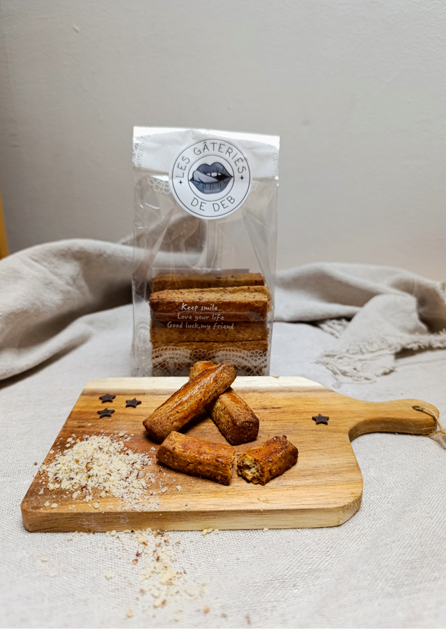 Bâtonnets Noisette faits-maison, sachet de 150gr