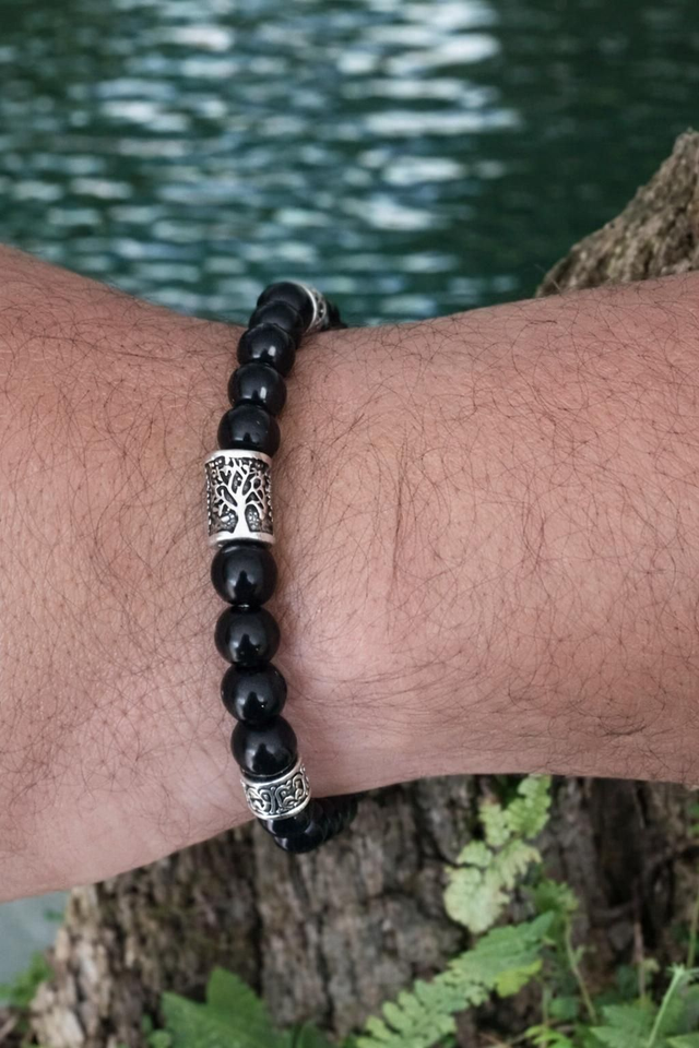 Bracelet Onyx - Protection & Force intérieure