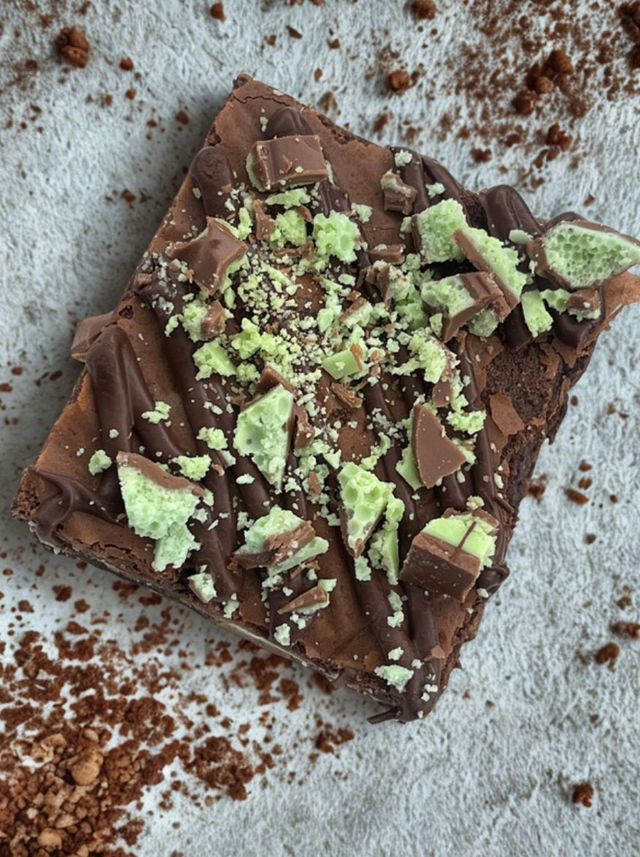 Minty Chocolate Brownie